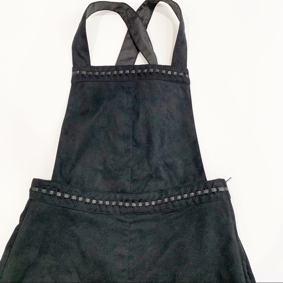 Divided by H&M Black Faux Suede Overalls Jumper - Picture 3 of 5